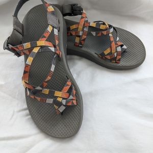 Orange Chacos sandals size 8.5